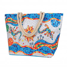 BG2526 Сумка Мозаика 56х38х13 см, веревочные ручки